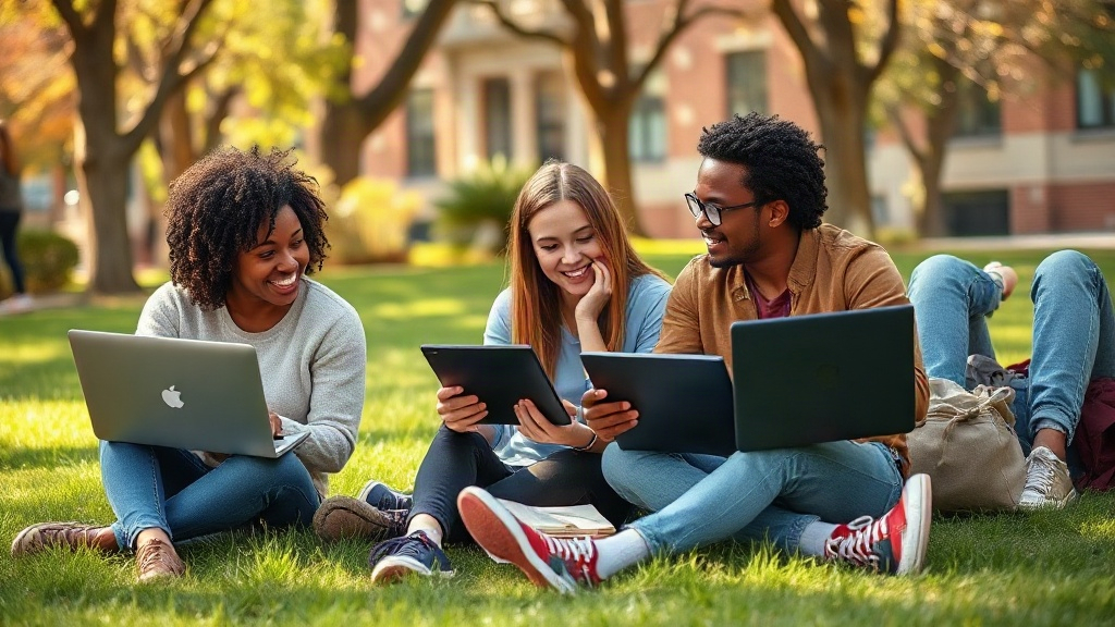 Students on a college campus — How to Use College Rankings Without Letting Them Drive Your Teen’s Search